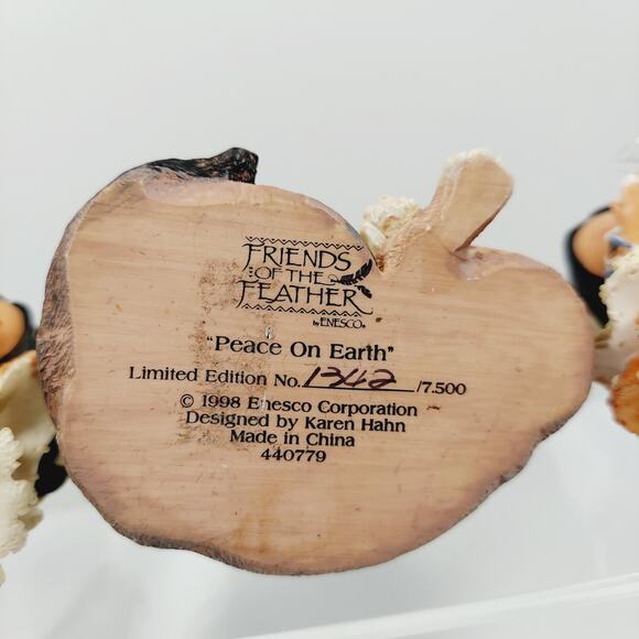 Vtg Friends Of The Feather Figurines Enesco Lot Peace Earth Dream Catcher 1998 - Picture 12 of 16